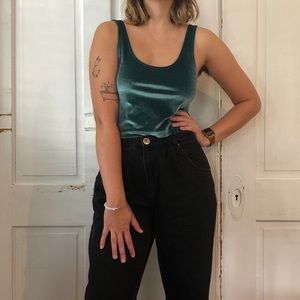 urban outfitters real velvet tank top